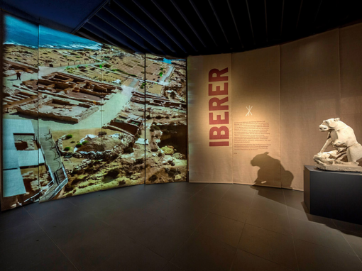 1. Entrada a l’exposició “Iberer”. © Antikenmuseum Basel und Sammlung Ludwig