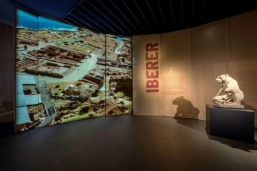 1. Entrada a l’exposició “Iberer”. © Antikenmuseum Basel und Sammlung Ludwig